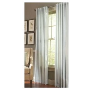 Martha Stewart Living Faux Silk Curtain Panel